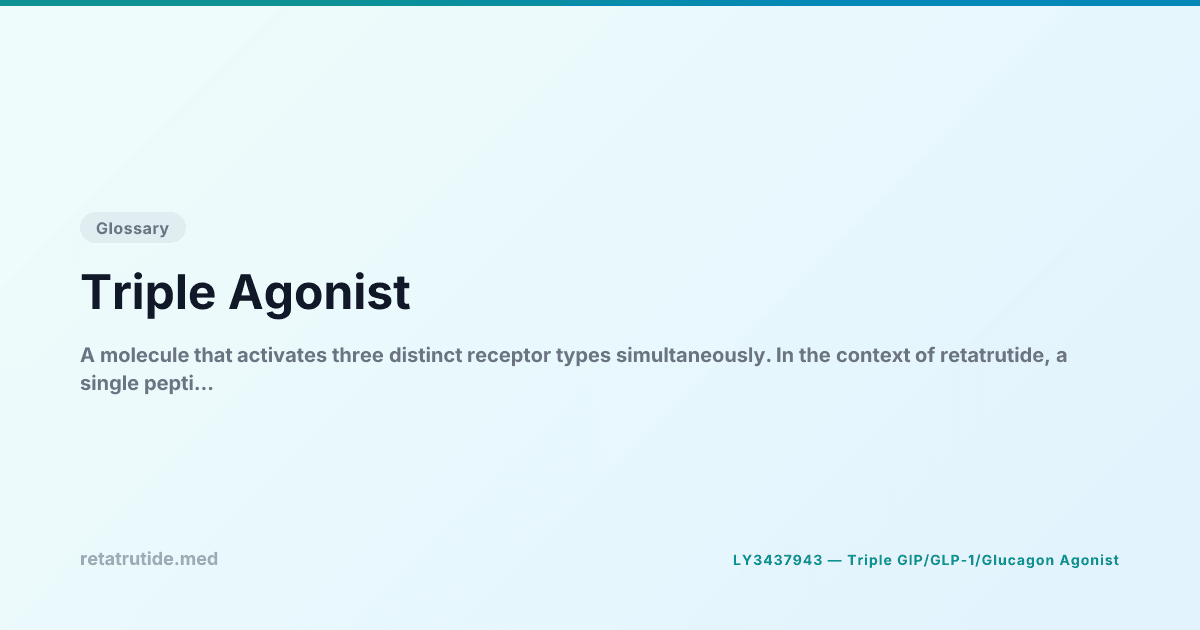 Triple Agonist — Glossary | Retatrutide Knowledge Base